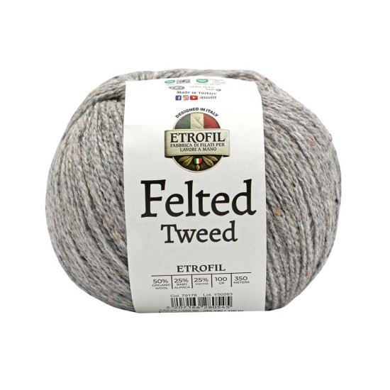 Etrofil Felted Tweed 79178 Granit Gri