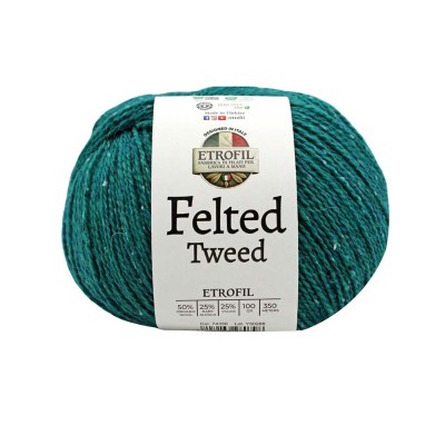 Etrofil Felted Tweed 74356 Derin Turkuaz