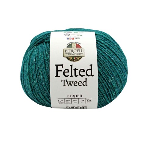 Etrofil Felted Tweed 74356 Derin Turkuaz