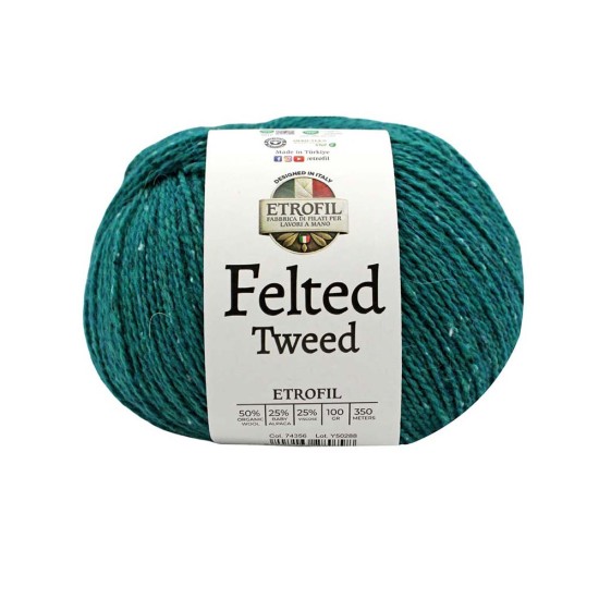 Etrofil Felted Tweed 74356 Derin Turkuaz