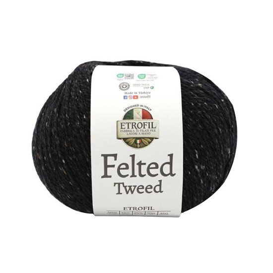 Etrofil Felted Tweed 79182 Kömür Parıltısı