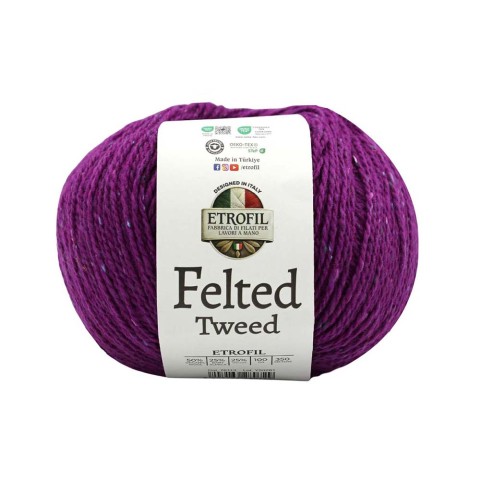 Etrofil Felted Tweed 76113 Mor Lavanta