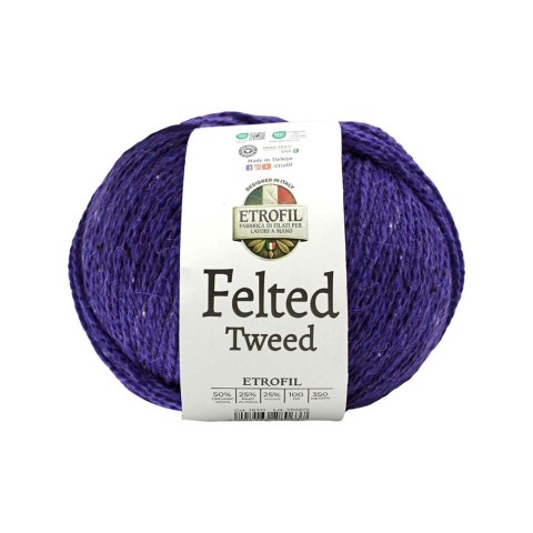 Etrofil Felted Tweed 76111 Kraliyet Moru