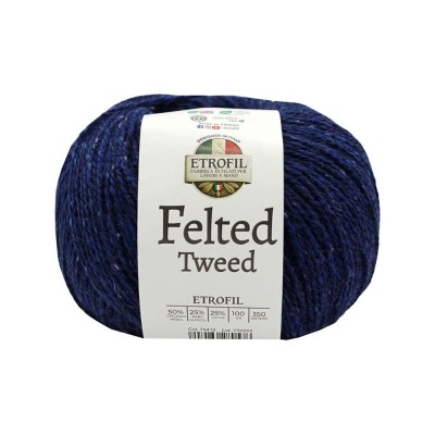 Etrofil Felted Tweed 75412 Mistik Mavi
