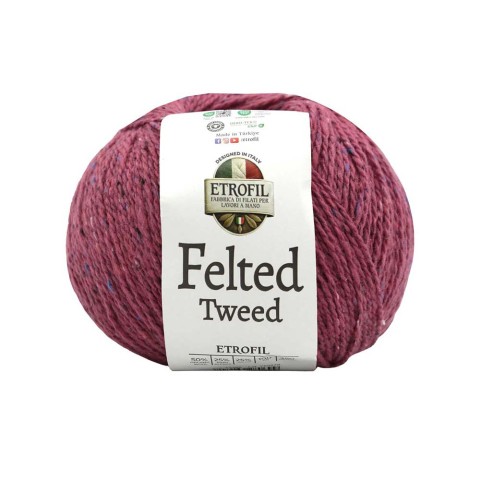 Etrofil Felted Tweed 73385 Gül Kuvarsı