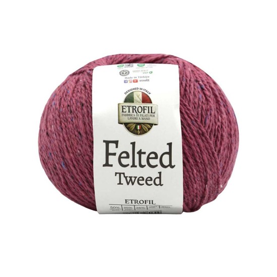Etrofil Felted Tweed 73385 Gül Kuvarsı
