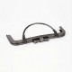 Taşlı Fiyonklu Metal Çanta Bursu 20 CM