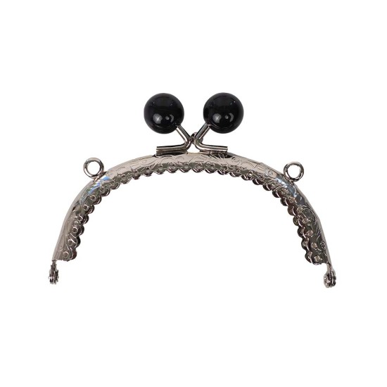 İncili Metal Cüzdan Çanta Bursu 10 CM
