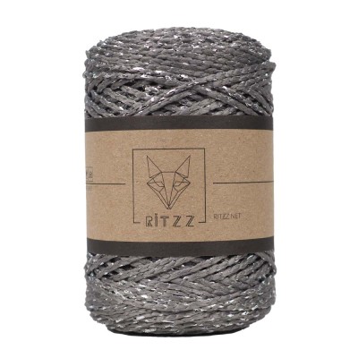 Luvia Polyester Simli Çanta İpi Füme – Gümüş Sim Luvia Polyester Simli Çanta İpi Füme – Gümüş Sim