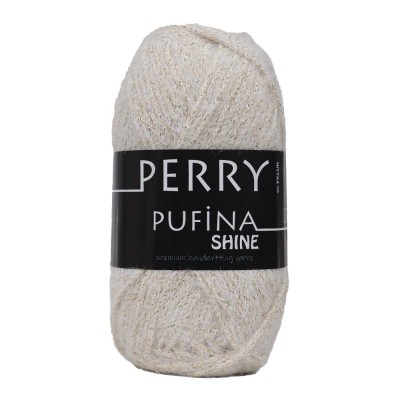 Perry Pufina Shine Simli Ekru – Gold Sim Perry Pufina Shine Simli Ekru – Gold Sim