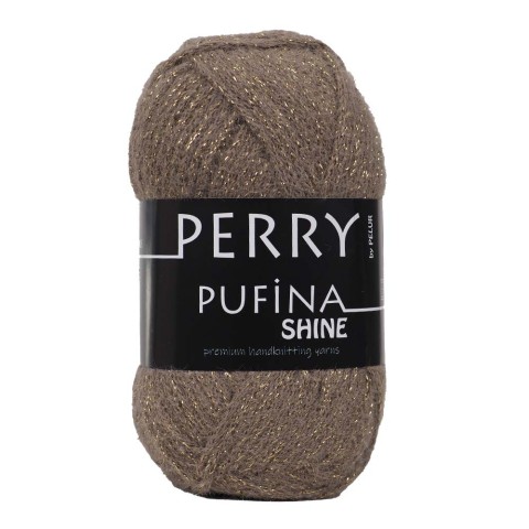 Perry Pufina Shine Simli Vizon – Gold Sim
