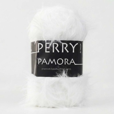 Perry Pamora Uzun Tüylü Beyaz