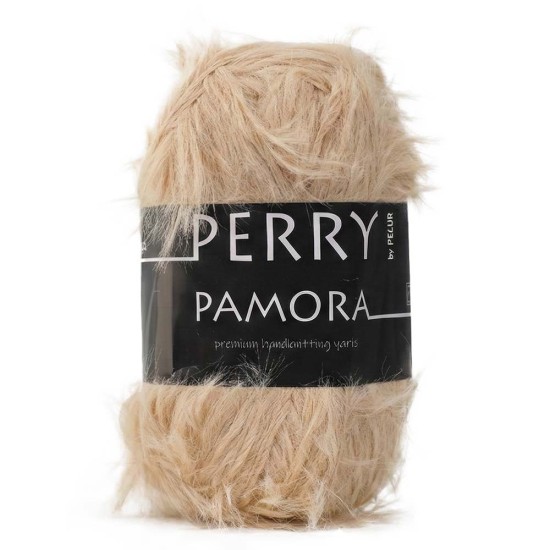 Perry Pamora Uzun Tüylü Krem