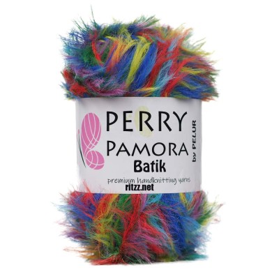 Perry Pamora Batik Uzun Tüylü Çok Renkli
