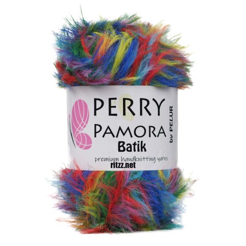 Perry Pamora Batik Uzun Tüylü Çok Renkli
