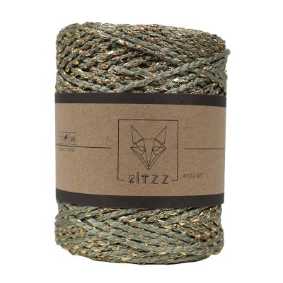 Luvia Polyester Simli Çanta İpi Su Yeşil – Gold Sim Luvia Polyester Simli Çanta İpi Su Yeşil – Gold Sim