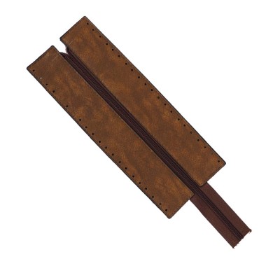 Premium Suni Deri Fermuar 26×10 CM (Gümüş) Premium Suni Deri Fermuar 26×10 CM (Gümüş)