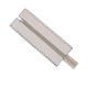 Premium Suni Deri Fermuar 26×10 CM (Gümüş)