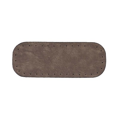 Premium Suni Deri Dikdörtgen Çanta Tabanı 20×7 CM (Rivetsiz)