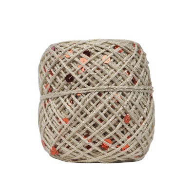 KnittingTR İri Pullu İp Bej – Bronz Pul KnittingTR İri Pullu İp Bej – Bronz Pul