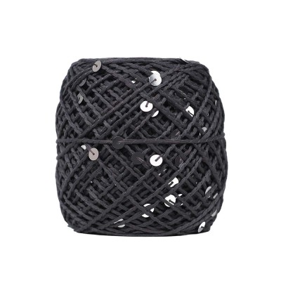 KnittingTR İri Pullu İp Füme – Gümüş Pul