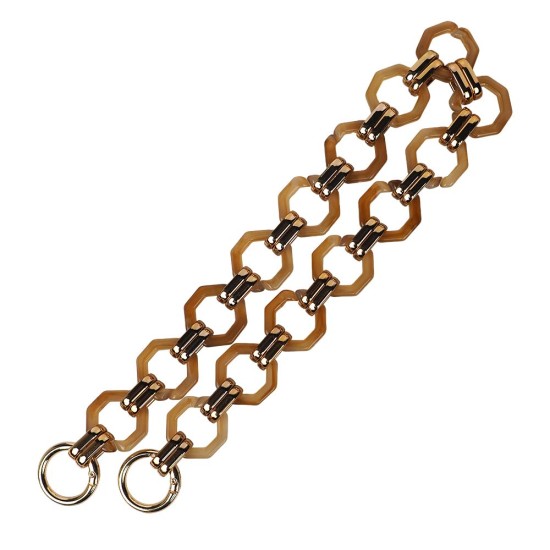 Akrilik Beşgen Zincir Çanta Sapı 45 CM (Adet)