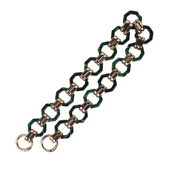 Akrilik Beşgen Zincir Çanta Sapı 45 CM (Adet)
