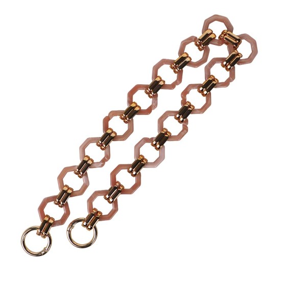 Akrilik Beşgen Zincir Çanta Sapı 45 CM (Adet)