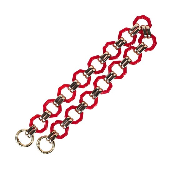 Akrilik Beşgen Zincir Çanta Sapı 45 CM (Adet)