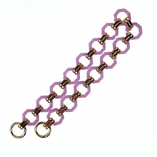 Akrilik Beşgen Zincir Çanta Sapı 45 CM (Adet)