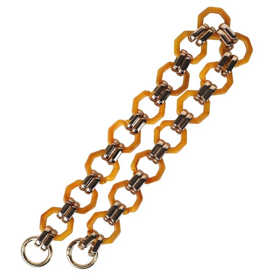 Akrilik Beşgen Zincir Çanta Sapı 45 CM (Adet)