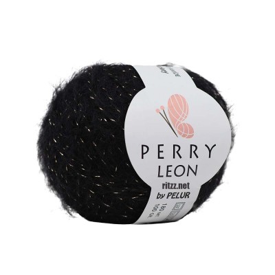 Perry Leon Tiftikli Siyah – Gold Sim