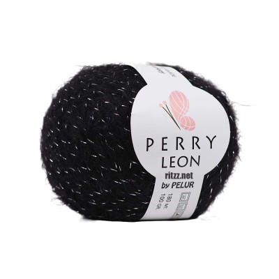 Perry Leon Tiftikli Siyah – Gümüş Sim