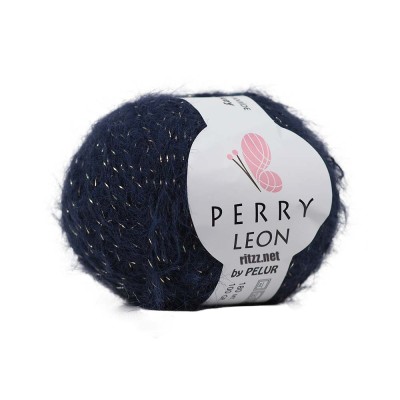 Perry Leon Tiftikli Lacivert – Gold Sim