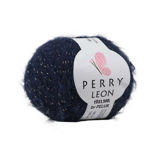 Perry Leon Tiftikli Lacivert – Gold Sim