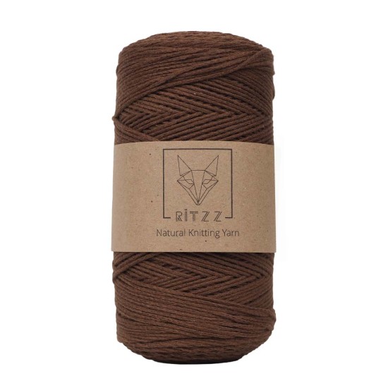 KnittingTR Pamuklu Makrome SLIM – Çikolata KnittingTR Pamuklu Makrome SLIM – Çikolata