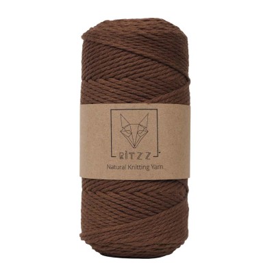 Pamuk Halat İp 2MM 3 Büküm Çikolata (250G)