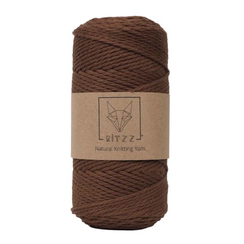 Pamuk Halat İp 2MM 3 Büküm Çikolata (250G)