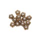 Taşlı Çiçek Figürlü Dikme Boncuk (10 Adet)