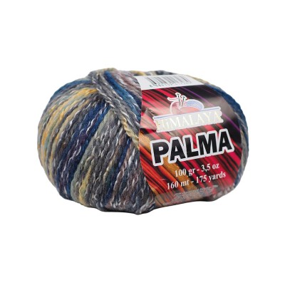 Himalaya Palma 237-08 Sarı Gri Mavi
