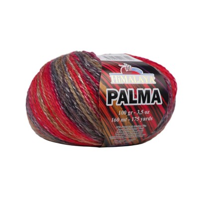 Himalaya Palma 237-11 Kırmızı Gri Kahve