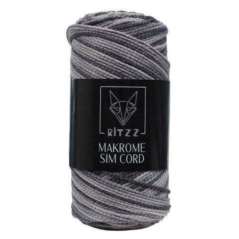 Makrome Sim Cord 2 MM Antrasit Gri