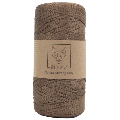 KnittingTR Polyester Ribbon İp Kahverengi