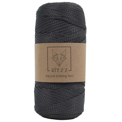 KnittingTR Polyester Ribbon İp Antrasit