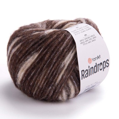 Yarnart Raindrops 2911 Kahve Degrade Örgü İpi