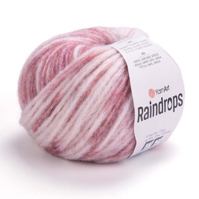 Yarnart Raindrops 2905 Gül Degrade Örgü İpi