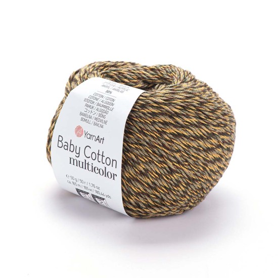 Yarnart Baby Cotton Multicolor 5219 Ebruli Örgü İpi