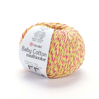 Yarnart Baby Cotton Multicolor 5215 Ebruli Örgü İpi Yarnart Baby Cotton Multicolor 5215 Ebruli Örgü İpi