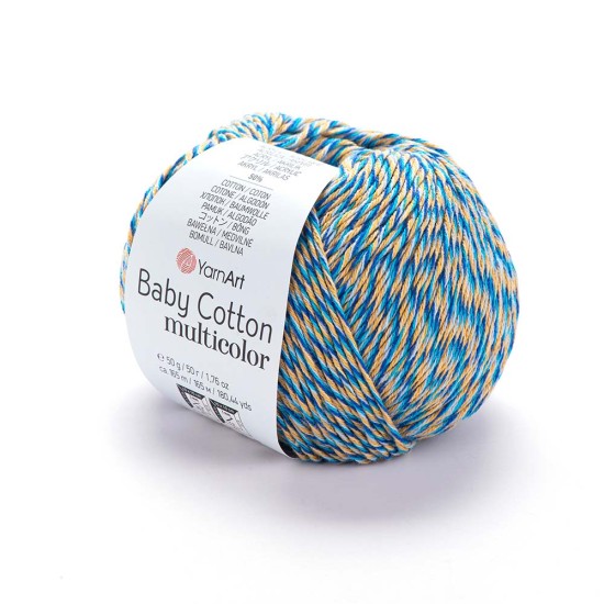 Yarnart Baby Cotton Multicolor 5211 Ebruli Örgü İpi