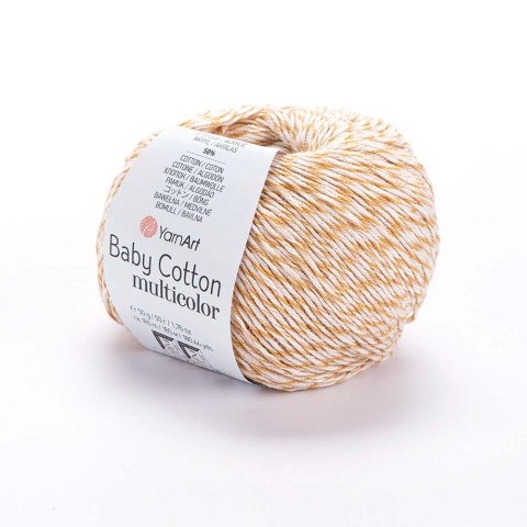 YarnArt Baby Cotton Multicolor Örgü İpi – 50 g / 165 m – Renk 5203